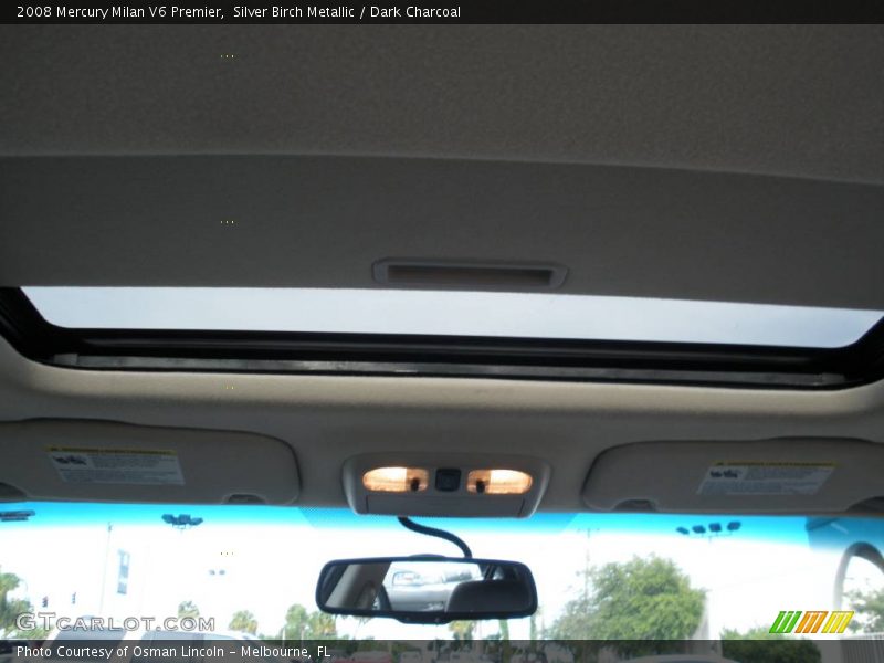 Silver Birch Metallic / Dark Charcoal 2008 Mercury Milan V6 Premier
