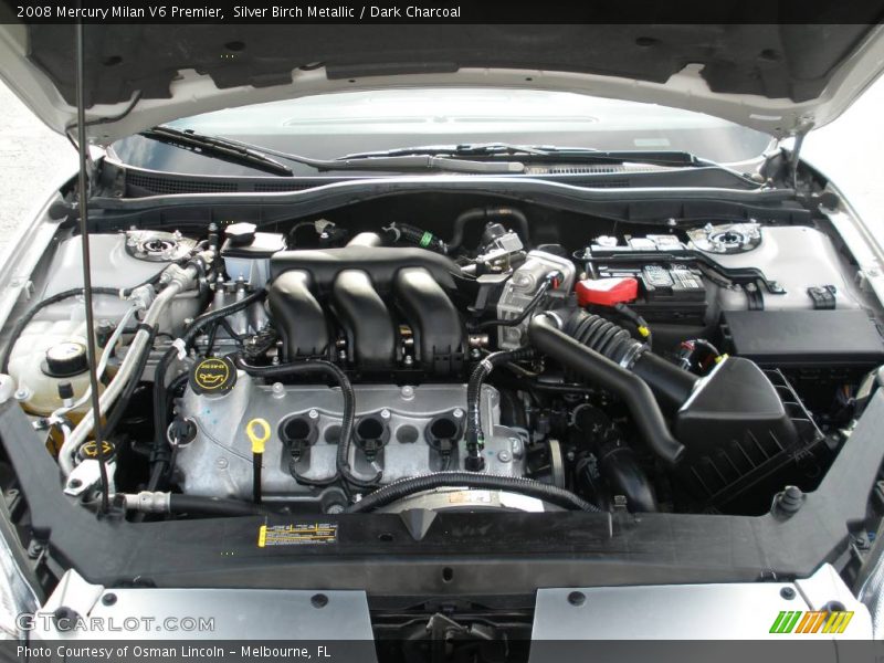 Silver Birch Metallic / Dark Charcoal 2008 Mercury Milan V6 Premier