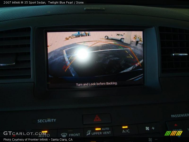 Twilight Blue Pearl / Stone 2007 Infiniti M 35 Sport Sedan