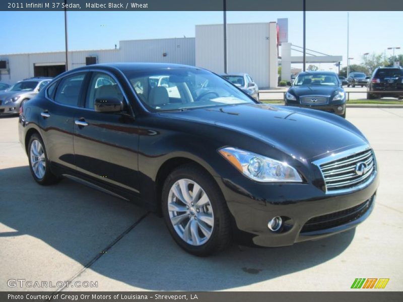Malbec Black / Wheat 2011 Infiniti M 37 Sedan