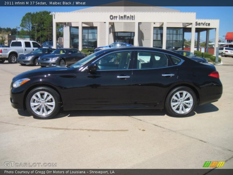Malbec Black / Wheat 2011 Infiniti M 37 Sedan
