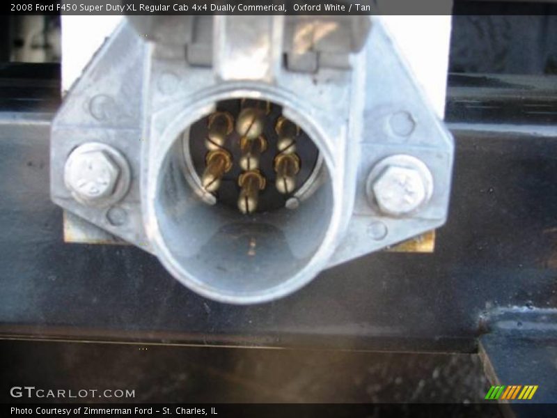 Oxford White / Tan 2008 Ford F450 Super Duty XL Regular Cab 4x4 Dually Commerical