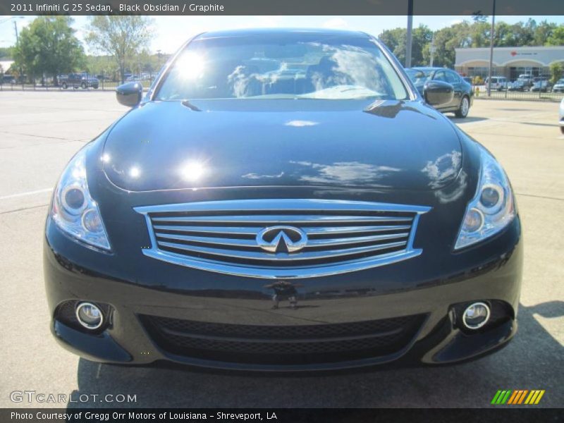 Black Obsidian / Graphite 2011 Infiniti G 25 Sedan
