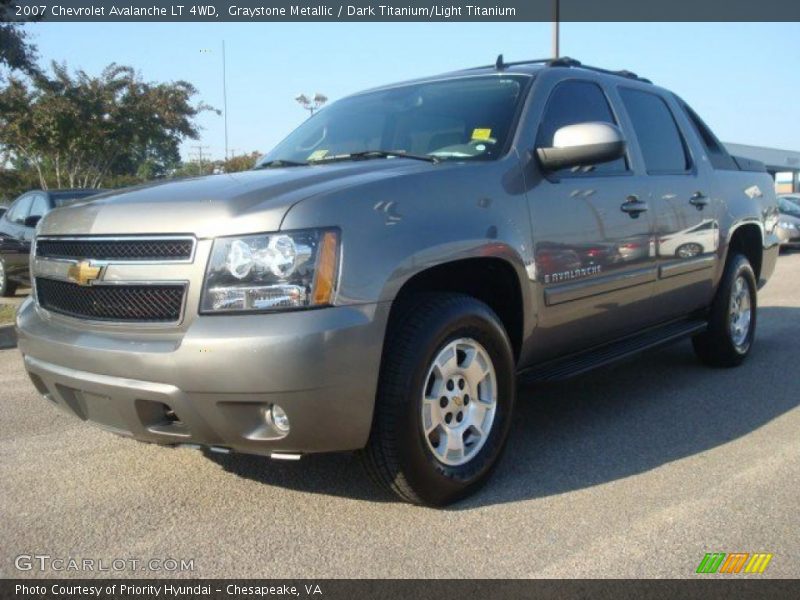 Graystone Metallic / Dark Titanium/Light Titanium 2007 Chevrolet Avalanche LT 4WD