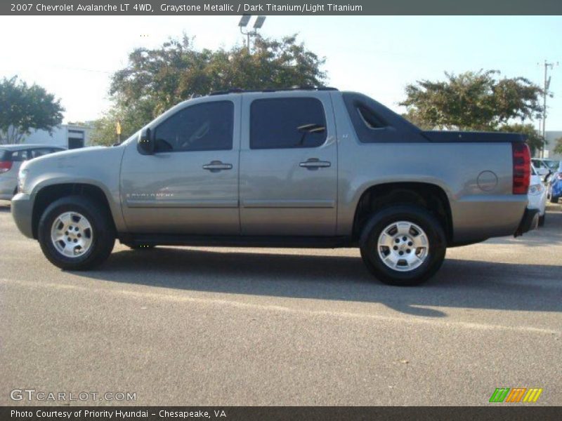 Graystone Metallic / Dark Titanium/Light Titanium 2007 Chevrolet Avalanche LT 4WD