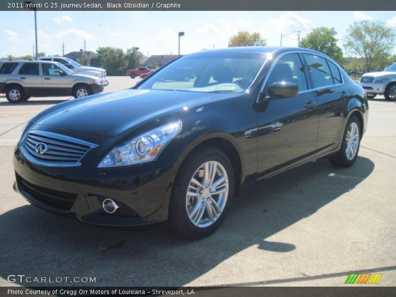 Black Obsidian / Graphite 2011 Infiniti G 25 Journey Sedan