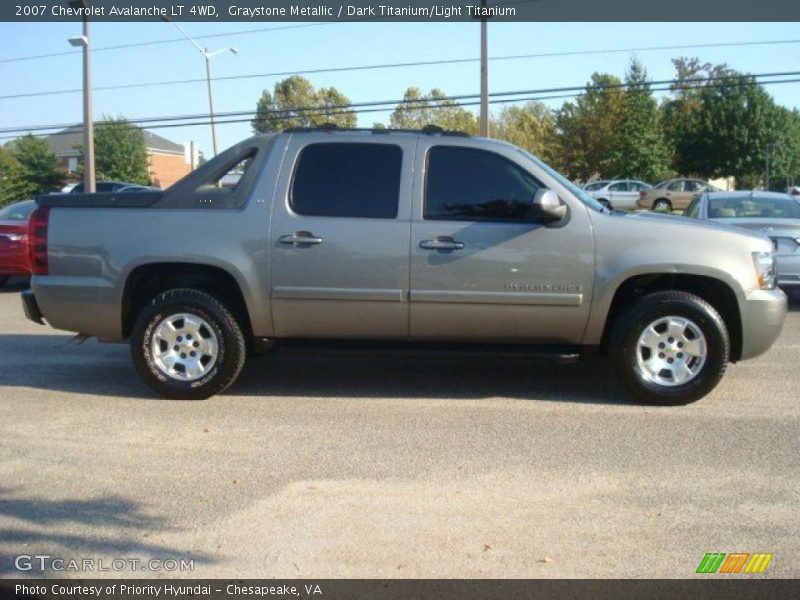Graystone Metallic / Dark Titanium/Light Titanium 2007 Chevrolet Avalanche LT 4WD
