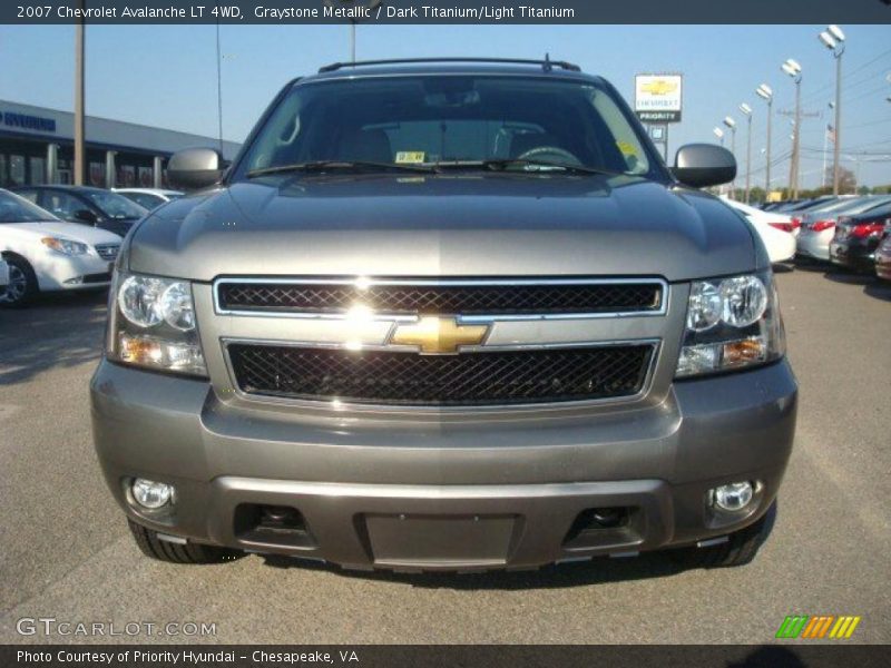 Graystone Metallic / Dark Titanium/Light Titanium 2007 Chevrolet Avalanche LT 4WD