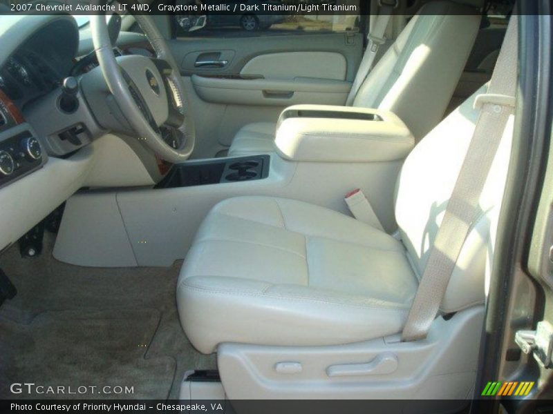 Graystone Metallic / Dark Titanium/Light Titanium 2007 Chevrolet Avalanche LT 4WD