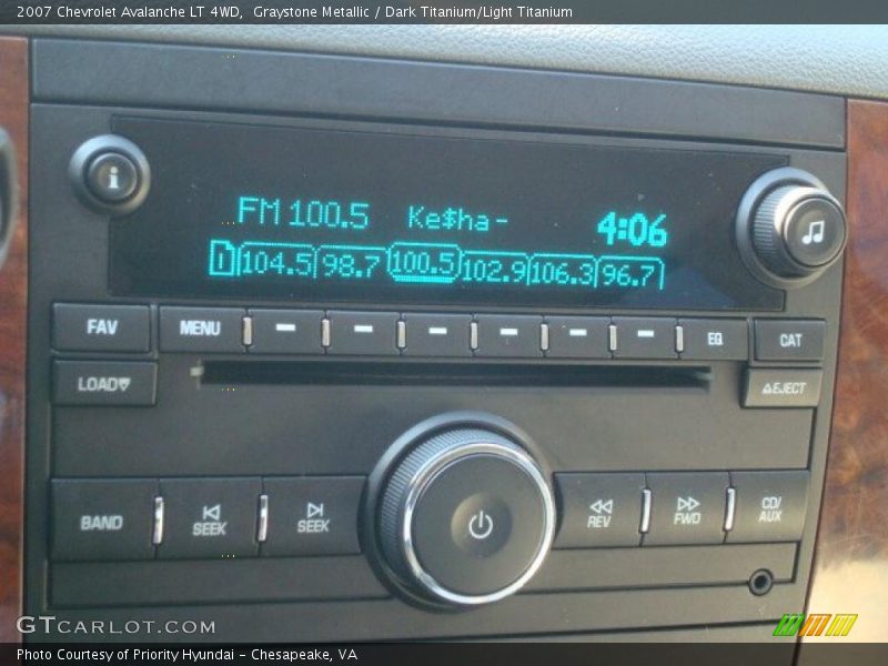 Graystone Metallic / Dark Titanium/Light Titanium 2007 Chevrolet Avalanche LT 4WD