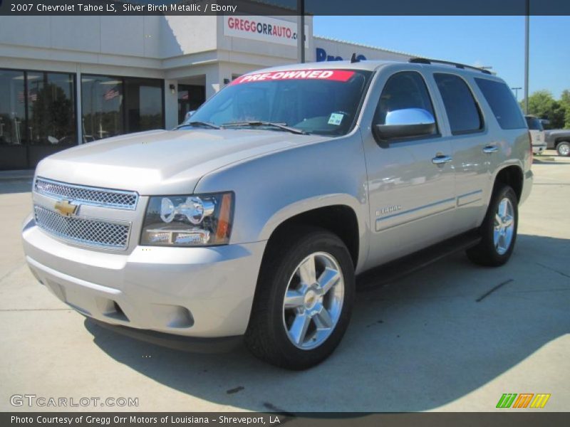Silver Birch Metallic / Ebony 2007 Chevrolet Tahoe LS