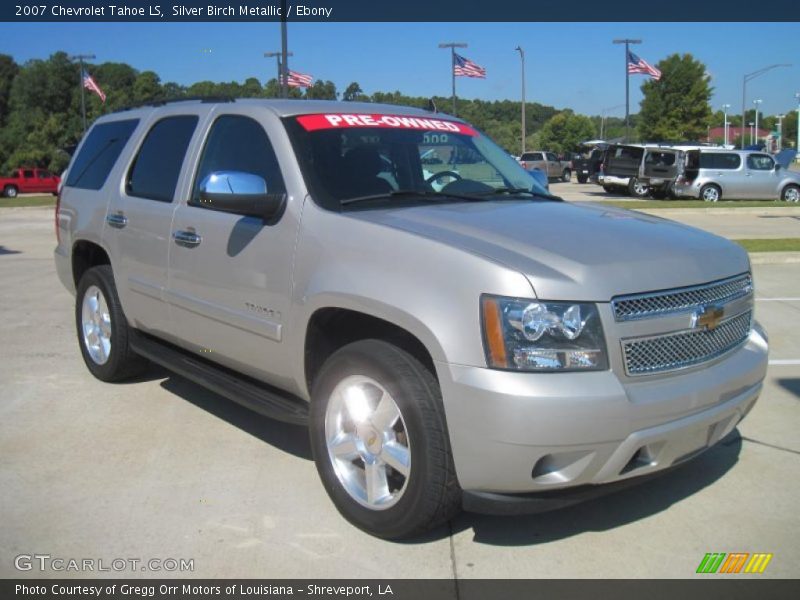 Silver Birch Metallic / Ebony 2007 Chevrolet Tahoe LS