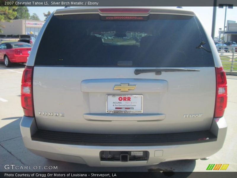 Silver Birch Metallic / Ebony 2007 Chevrolet Tahoe LS