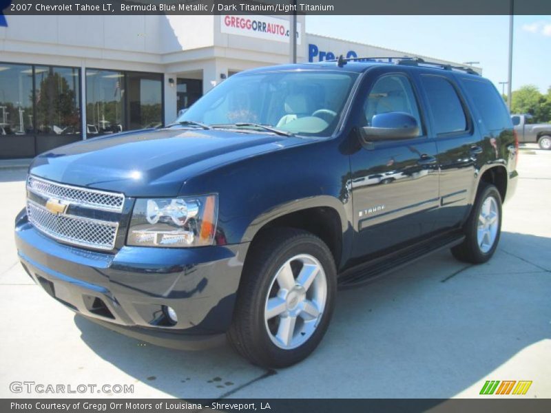 Bermuda Blue Metallic / Dark Titanium/Light Titanium 2007 Chevrolet Tahoe LT