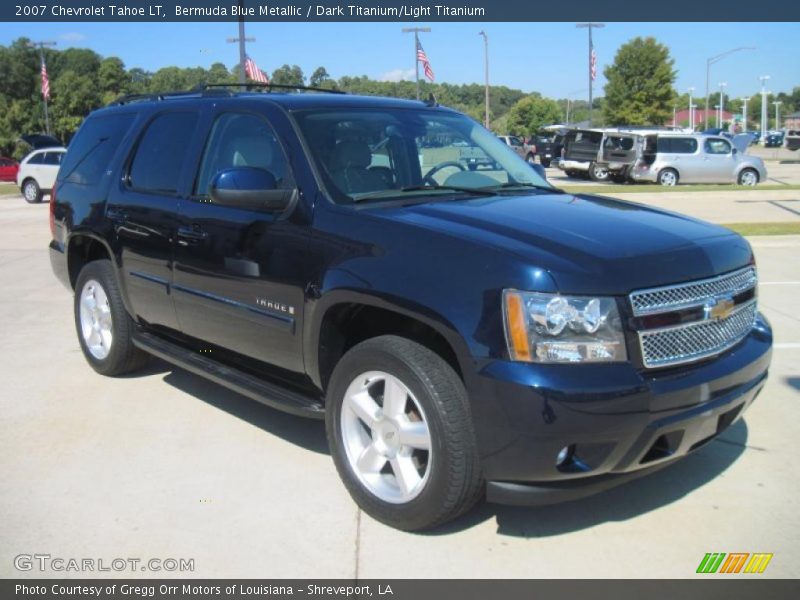 Bermuda Blue Metallic / Dark Titanium/Light Titanium 2007 Chevrolet Tahoe LT