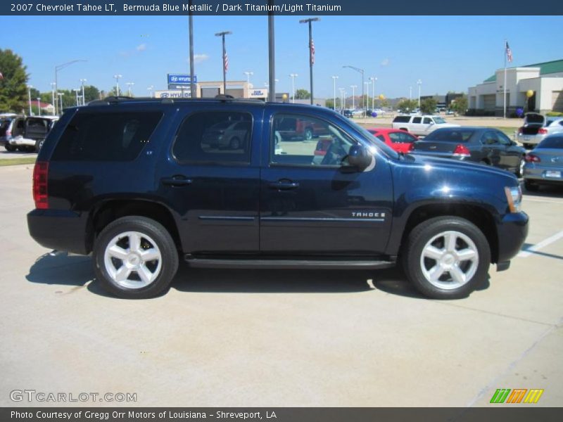 Bermuda Blue Metallic / Dark Titanium/Light Titanium 2007 Chevrolet Tahoe LT