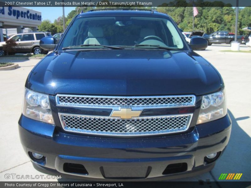 Bermuda Blue Metallic / Dark Titanium/Light Titanium 2007 Chevrolet Tahoe LT