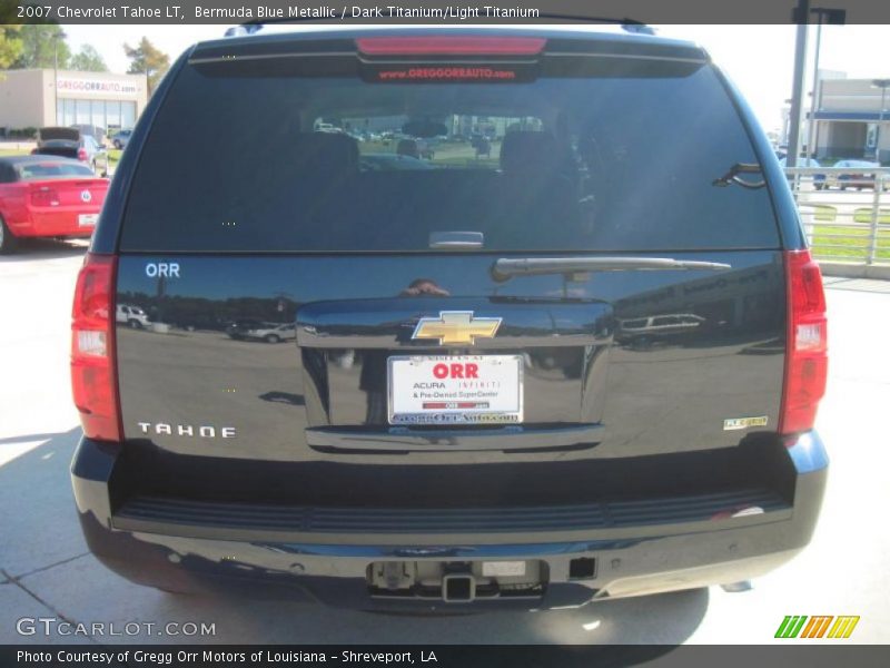 Bermuda Blue Metallic / Dark Titanium/Light Titanium 2007 Chevrolet Tahoe LT
