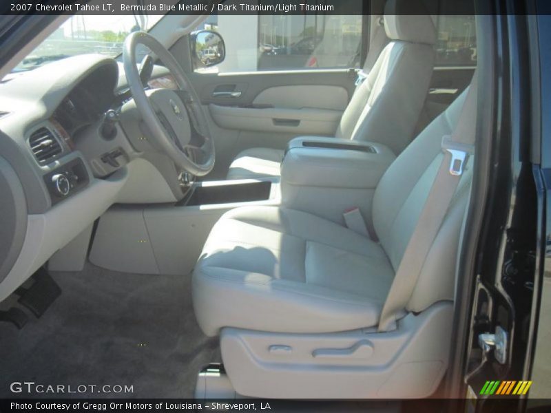 Bermuda Blue Metallic / Dark Titanium/Light Titanium 2007 Chevrolet Tahoe LT