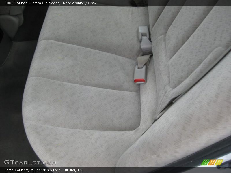 Nordic White / Gray 2006 Hyundai Elantra GLS Sedan