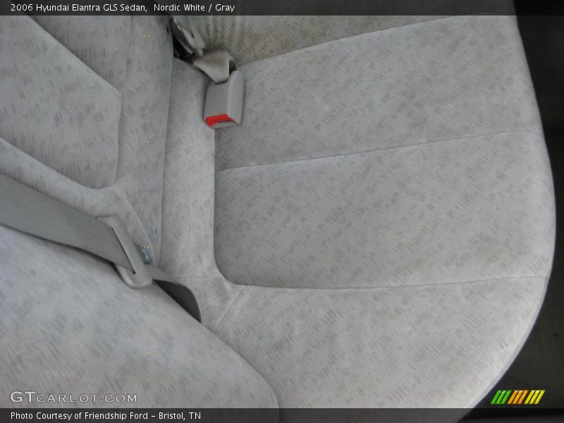 Nordic White / Gray 2006 Hyundai Elantra GLS Sedan