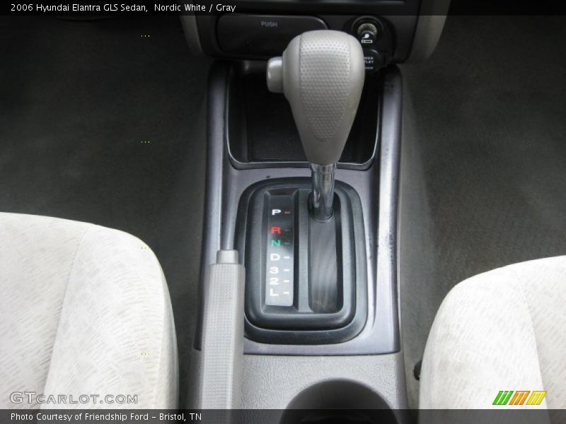 Nordic White / Gray 2006 Hyundai Elantra GLS Sedan