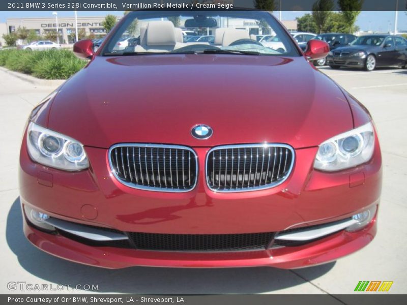 Vermillion Red Metallic / Cream Beige 2011 BMW 3 Series 328i Convertible
