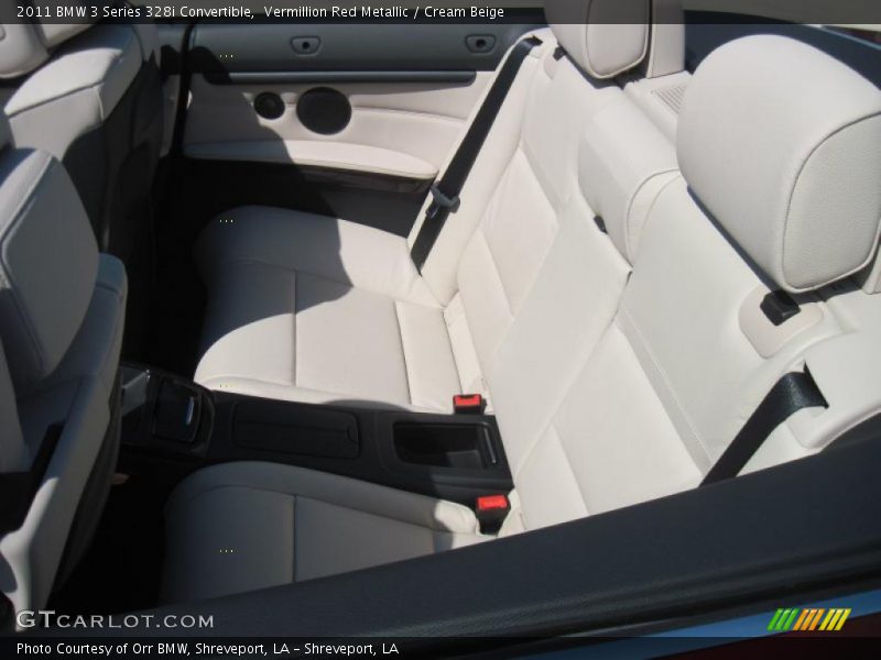  2011 3 Series 328i Convertible Cream Beige Interior