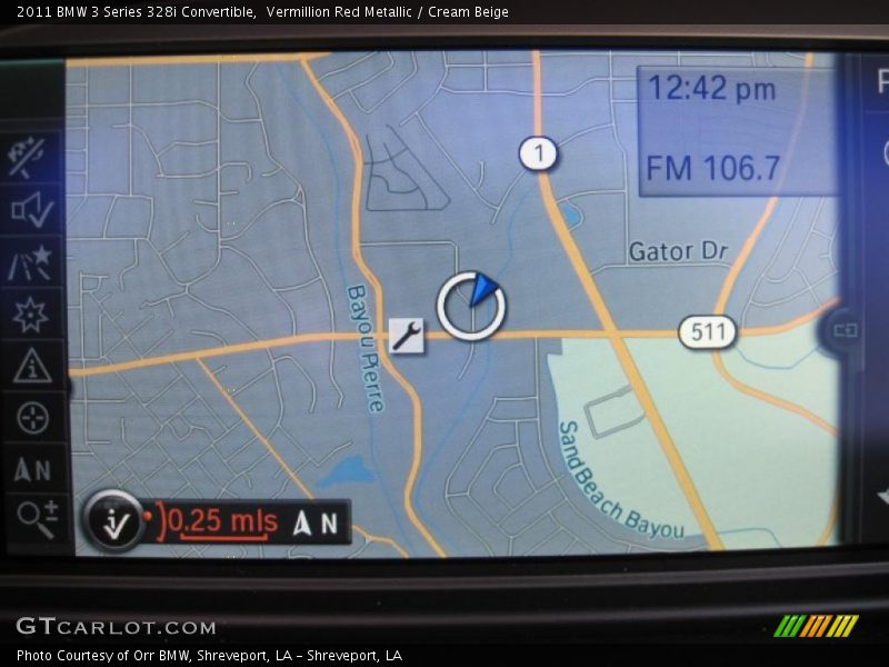 Navigation of 2011 3 Series 328i Convertible