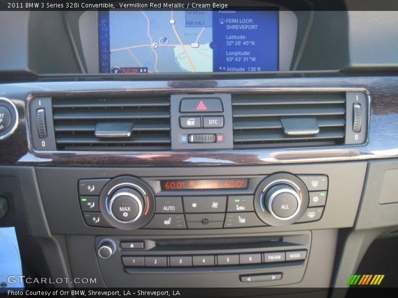 Controls of 2011 3 Series 328i Convertible