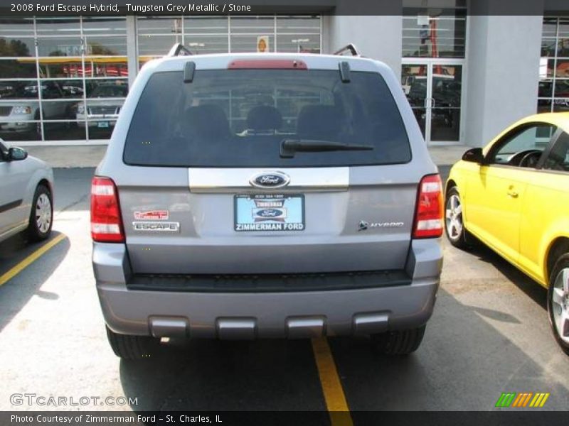 Tungsten Grey Metallic / Stone 2008 Ford Escape Hybrid