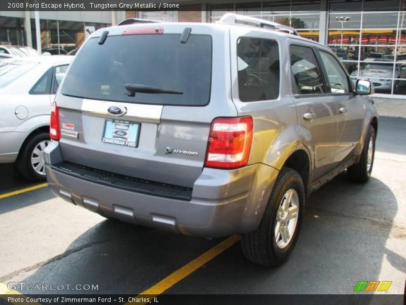 Tungsten Grey Metallic / Stone 2008 Ford Escape Hybrid