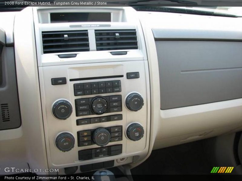 Tungsten Grey Metallic / Stone 2008 Ford Escape Hybrid
