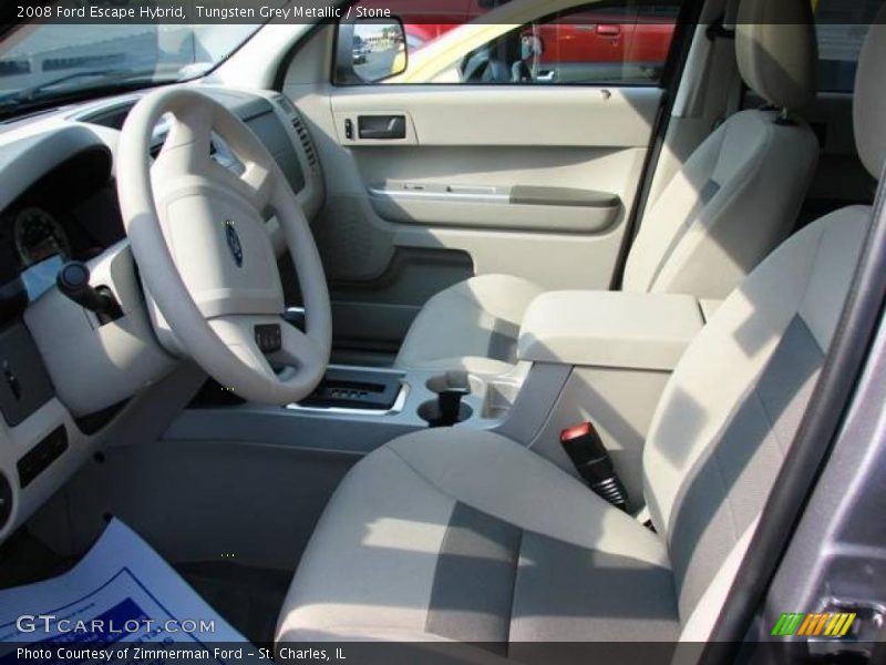 Tungsten Grey Metallic / Stone 2008 Ford Escape Hybrid