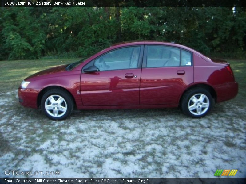 Berry Red / Beige 2006 Saturn ION 2 Sedan