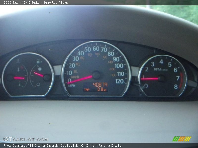 Berry Red / Beige 2006 Saturn ION 2 Sedan