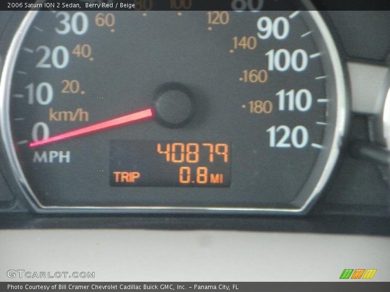 Berry Red / Beige 2006 Saturn ION 2 Sedan