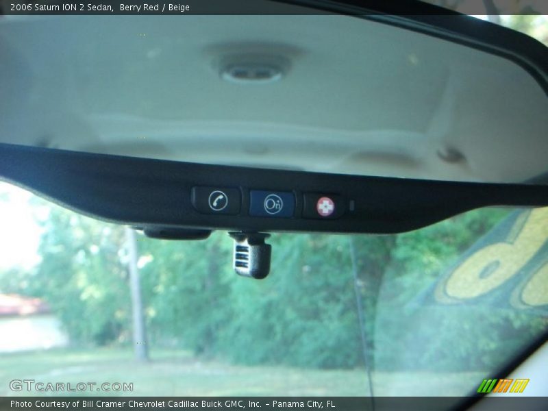 Berry Red / Beige 2006 Saturn ION 2 Sedan