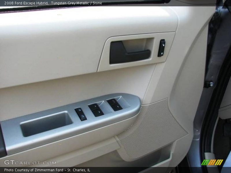 Tungsten Grey Metallic / Stone 2008 Ford Escape Hybrid