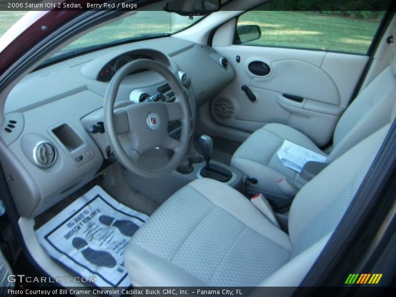 Berry Red / Beige 2006 Saturn ION 2 Sedan