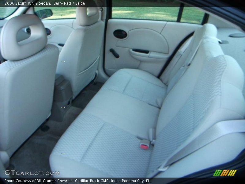 Berry Red / Beige 2006 Saturn ION 2 Sedan