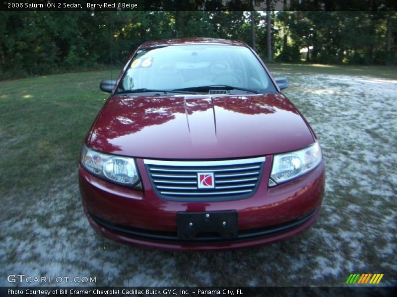 Berry Red / Beige 2006 Saturn ION 2 Sedan