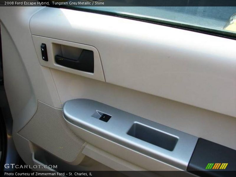 Tungsten Grey Metallic / Stone 2008 Ford Escape Hybrid