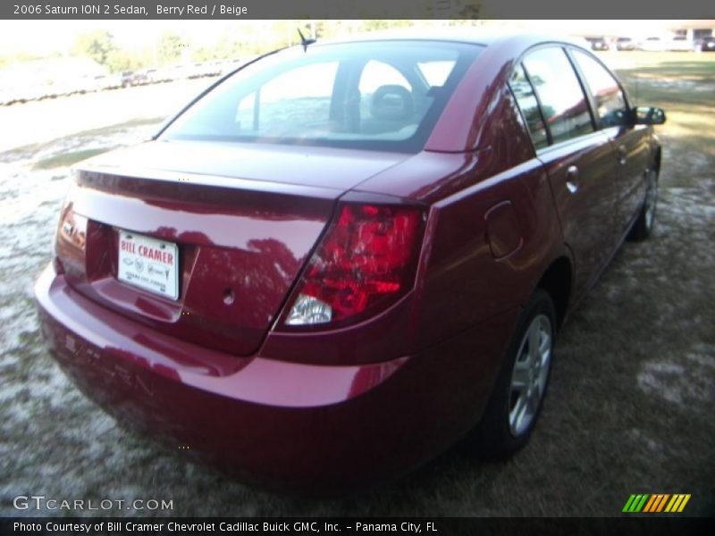 Berry Red / Beige 2006 Saturn ION 2 Sedan