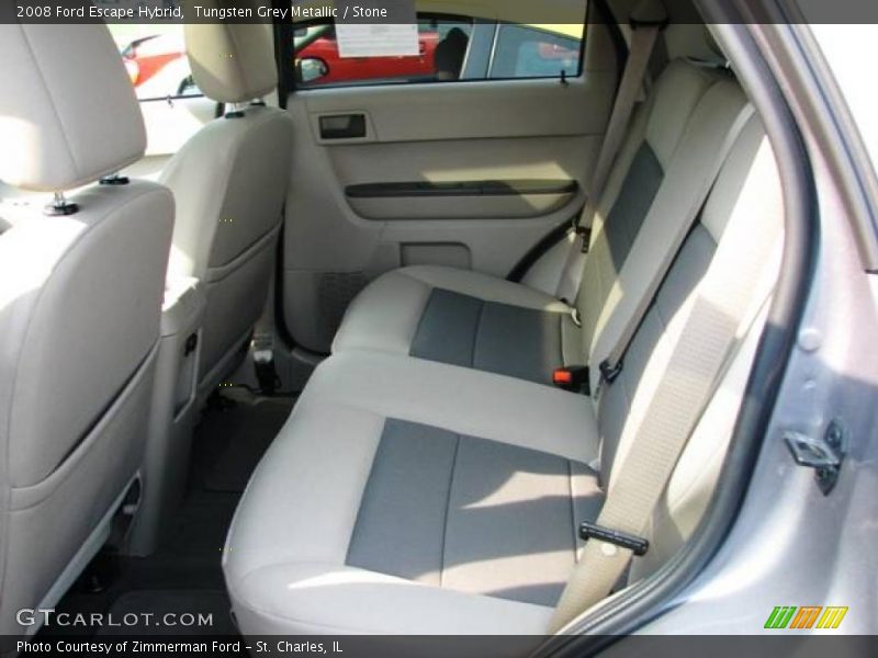 Tungsten Grey Metallic / Stone 2008 Ford Escape Hybrid