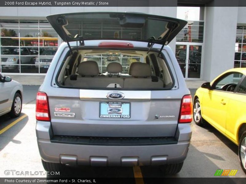 Tungsten Grey Metallic / Stone 2008 Ford Escape Hybrid