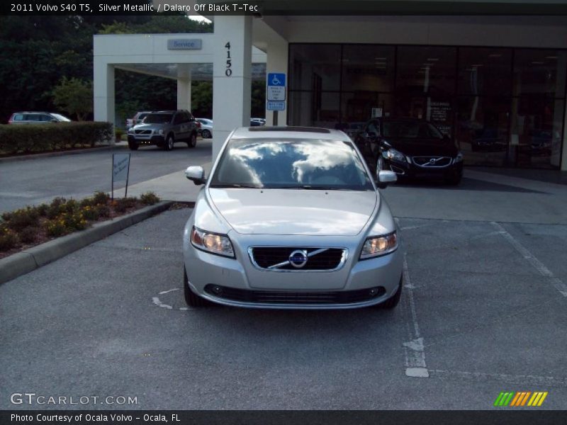 Silver Metallic / Dalaro Off Black T-Tec 2011 Volvo S40 T5