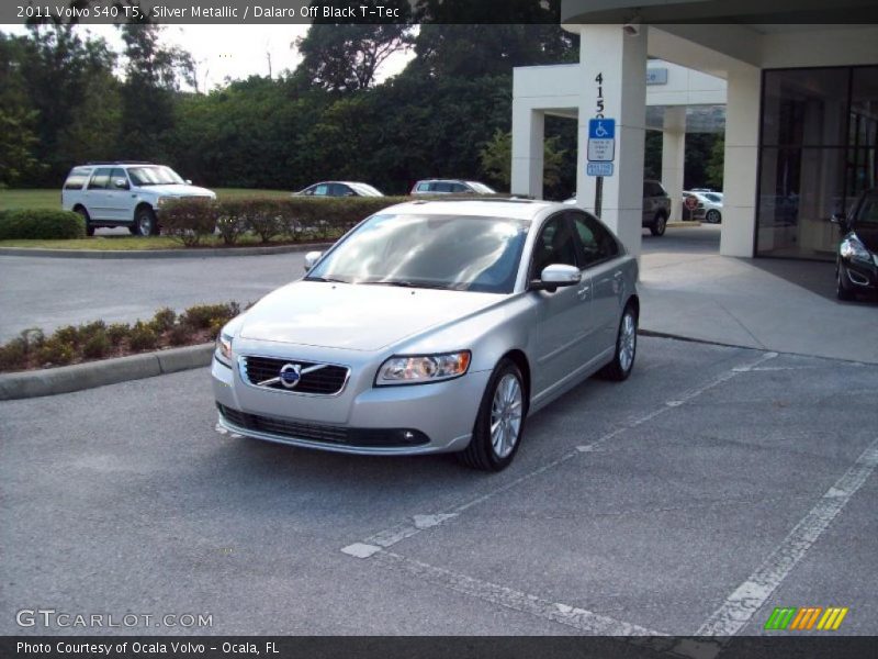 Silver Metallic / Dalaro Off Black T-Tec 2011 Volvo S40 T5