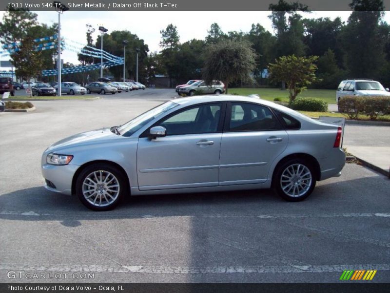 Silver Metallic / Dalaro Off Black T-Tec 2011 Volvo S40 T5