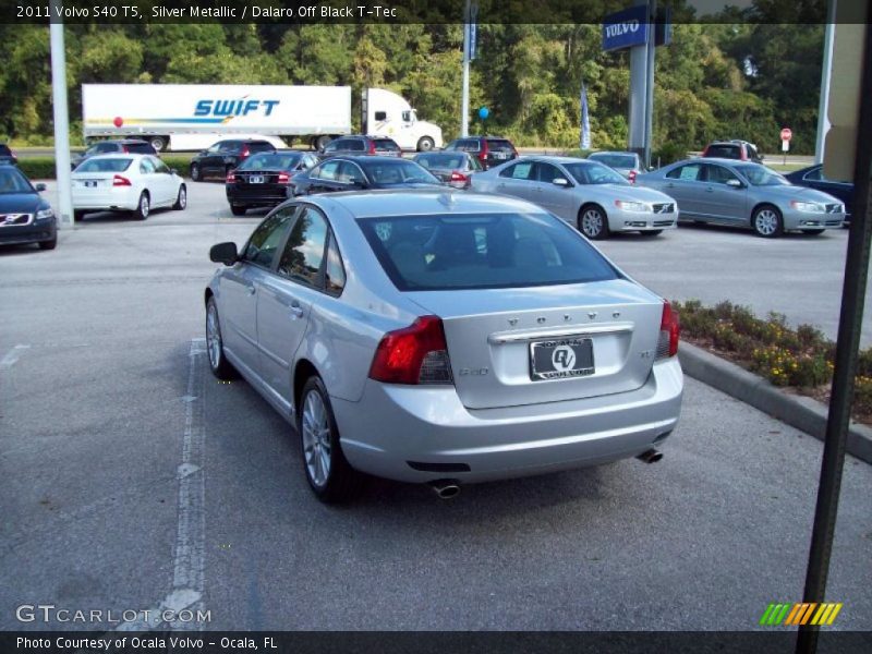 Silver Metallic / Dalaro Off Black T-Tec 2011 Volvo S40 T5